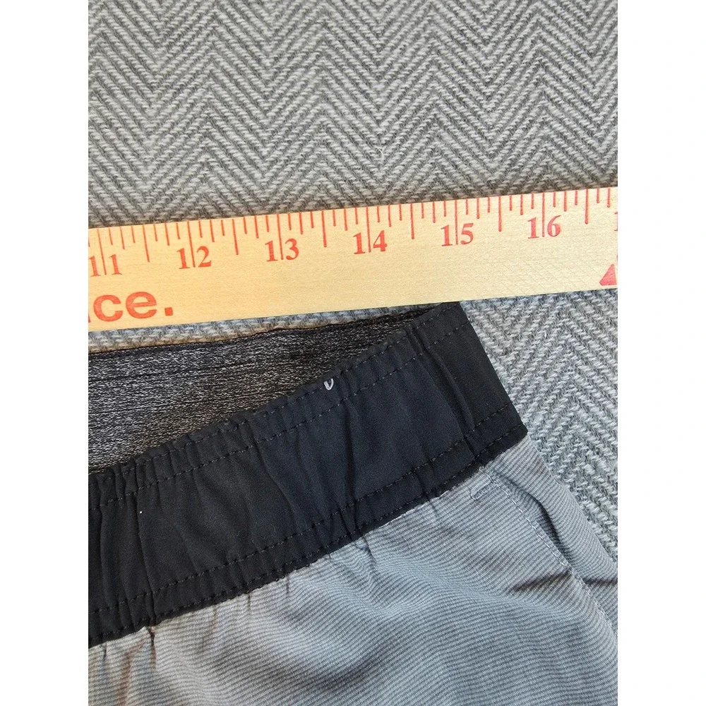 Billabong Recycler Board Shorts Mens Medium Gray Black Elastic Waist Swim Trunks